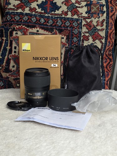 Nikon micro nikkor 60 - af-s,